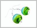 Borneo Boucles d'oreilles Verre Murano