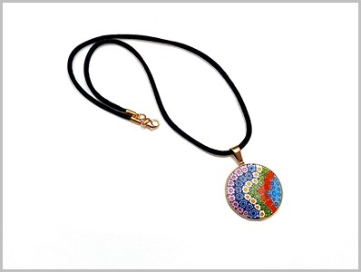 Fiori Pendentif Verre Murano