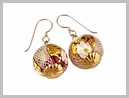 Milano Boucles d'oreilles Verre Murano