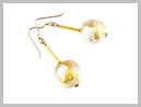 Ondine Boucles d'oreilles Verre Murano