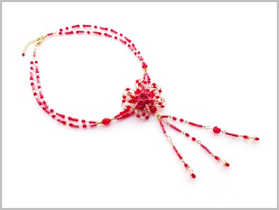 Coralle Collier Verre Murano