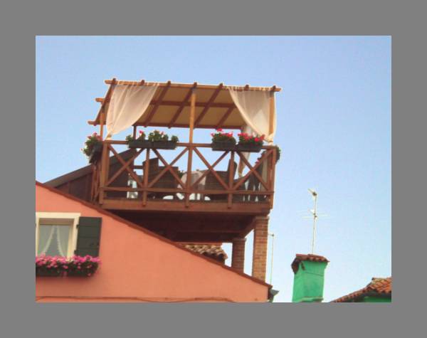 L'Altane typiquement vnitienne est une terrasse construite sur le haut des toits