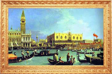 Histoire de Venise - tableau du peintre Canaletto