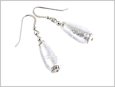 Angie Boucles d'oreilles Verre Murano