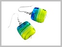 Antigua Boucles d'oreilles Verre Murano