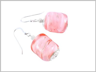 Tanis Boucles d'oreilles Verre Murano